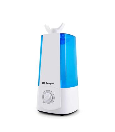 Orbegozo HU 2031 Humidificador Ultrasonico Vapor Frio - Regula Humedad - Purifica Aire - Cuida Piel - Doble Salida Ajustable ..