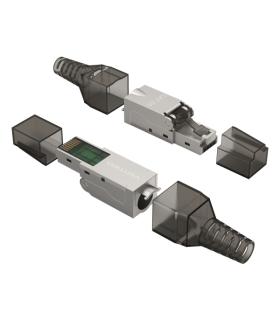 Vention Conector para Cable de Red RJ45 Cat.6 FTP - Sin Herramientas - Color Gris