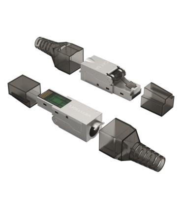 Vention Conector para Cable de Red RJ45 Cat.6 FTP - Sin Herramientas - Color Gris