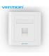 Vention Placa de Pared Tipo 86 - 1 Puerto RJ45 - Conexion Ethernet