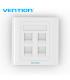 Vention Placa de Pared Tipo 86 - 4 Puertos RJ45 - Color Blanco
