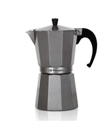 Orbegozo KFS 1220 Cafetera de Aluminio Silver - Prepara Cafe Creativo y Delicioso en Minutos - Capacidad para Seis Tazas - Asa..