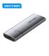 Vention Caja Externa para Disco SSD M.2 SATA a USB 3.1 Gen 2 Sin Tornillos - Color Negro