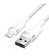 Vention Cable USB-A a Lightning 2.4A - 1m - Trenzado - Color Blanco