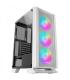 Mars Gaming MC-C Semitorre Gaming - Iluminacion FRGB - Ventana Cristal Templado - Soporte Refrigeracion Liquida - Compatible ATX
