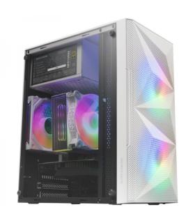 Mars Gaming MC-ME Minitorre - Ventana Cristal Templado - 2 Ventiladores FRGB - Soporte MicroATX/Mini-ITX - Iluminacion RGB Avanz