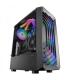 Mars Gaming MC-TOR Torre Gaming - Frontal MESH - Ventilacion FRGB - Soporte Placas ATX/microATX/mini-ITX - USB 3.0 - Almacenamie