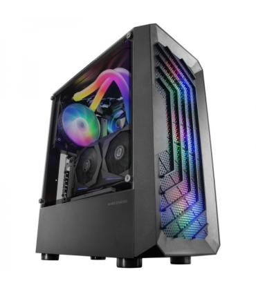 Mars Gaming MC-TOR Torre Gaming - Frontal MESH - Ventilacion FRGB - Soporte Placas ATX/microATX/mini-ITX - USB 3.0 - Almacenamie