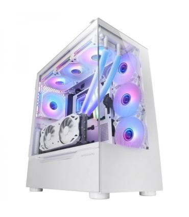 Mars Gaming MC-ULT Caja Gaming CUSTOM - Cristal Templado Panoramico - Soporte E-ATX - Capacidad para 9 Ventiladores - Camara Dua