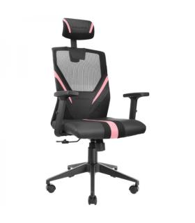 Mars Gaming MGC-ERGO Silla Gaming - Ergonomia Total - Soporte Lumbar y Cervical Ajustable - Reclinacion 90-160° - Base Reforzada