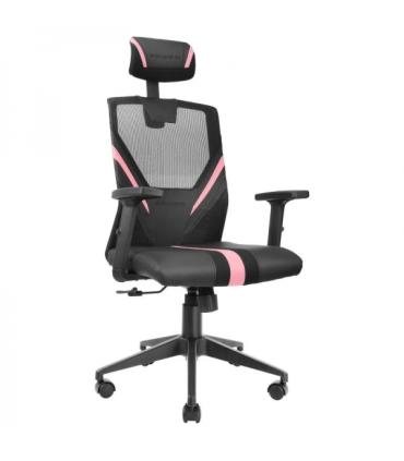 Mars Gaming MGC-ERGO Silla Gaming - Ergonomia Total - Soporte Lumbar y Cervical Ajustable - Reclinacion 90-160° - Base Reforzada