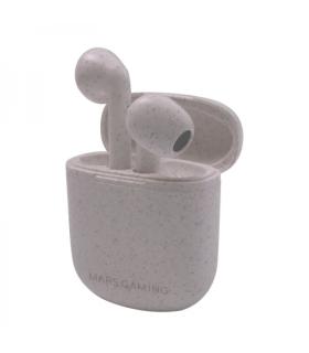 Mars Gaming MHI-ECO Auriculares TWS Ecologicos - Materiales Sostenibles - Bluetooth 5.1 - Sonido Alta Fidelidad - 20h Autonomia.