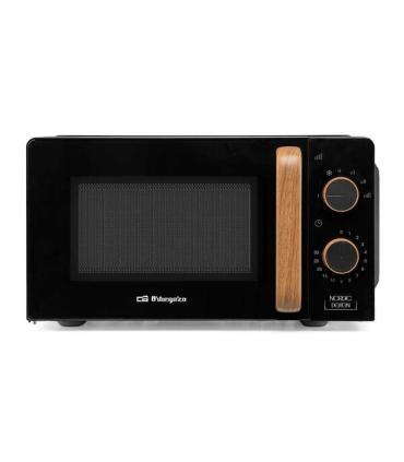 Orbegozo Mi 2120 Microondas - Capacidad 20L - Potencia 700W - 6 Niveles de Potencia - Temporizador 30min - Descongelacion