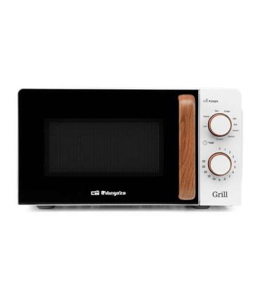 Orbegozo MIG 2142 Microondas con Grill - Capacidad 20L - Potencia 700W - Grill 900W - 5 Niveles de Potencia - Temporizador 30min