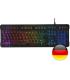 Mars Gaming MK218 Teclado Gaming - Retroiluminacion RGB 9 Efectos - Tecnologia H-MECH - Antighosting Completo - Compatible..