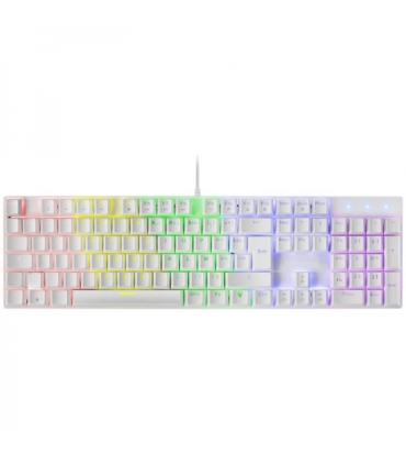 Mars Gaming MK422 Teclado Mecanico RGB - Switches Antipolvo - Teclas Imborrables - 12 Efectos Rainbow - Modo Juego - Anti-ghosti