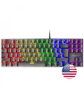 Mars Gaming MK80 Teclado Gaming Mecanico - TKL Compacto - Iluminacion RGB - Teclas Doble Inyeccion - Switches Antipolvo - Multip