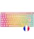 Mars Gaming Teclado Premium - Triple Conexion - Tamaño Ultra-Compacto 75% - Switch Antipolvo Outemu SQ Pro - Iluminacion RGB Chr