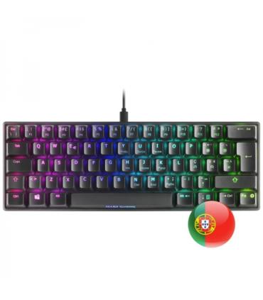 Mars Gaming MKMINI Teclado Gaming Ultra-Compacto - Switches Mecanicos OUTEMU PRO - Iluminacion FULL RGB CHROMA - USB-C Extraible