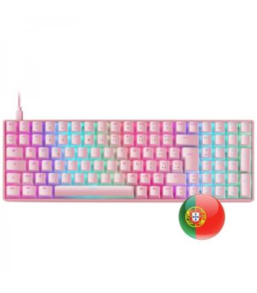 Mars Gaming MKULTRA Teclado Gaming Premium - 96% Compacto - Teclas PBT Pudding - Iluminacion RGB Chroma - Switches OUTEMU SQ ..