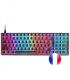 Mars Gaming MKULTRA Teclado Gaming Premium - Compacto 96% - Teclas PBT Pudding - Iluminacion FULL RGB CHROMA - Switches Mecanico
