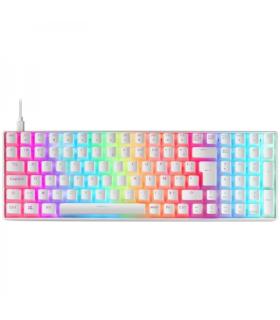 Mars Gaming MKULTRA Teclado Gaming Premium - Tamaño Compacto 96% - Teclas PBT Pudding - Iluminacion RGB Chroma - Switches OUTEMU