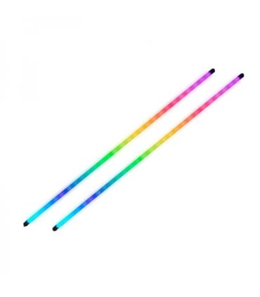 Mars Gaming MLT-TWO Kit Tiras LED ARGB - Iluminacion Personalizada - Compatible 5V 3 Pin - Montaje Versatil - Instalacion Rapida