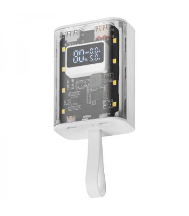 Mars Gaming MPK-10K Power Bank - 10000mAh - Carga Rapida QC3.0 & PD3.0 - Linterna LED - Carga 3 Dispositivos Simultaneamente ..