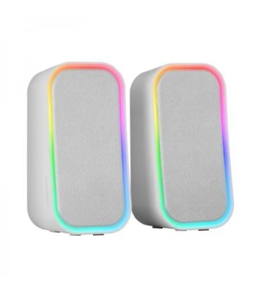 Mars Gaming MS-OM Altavoces - Sonido 20W - Chipset DSP - Iluminacion RGB - Bluetooth 5.3 - AUX-IN - Control Intuitivo - Compatib