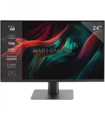 Mars Gaming MV-24 Monitor Gaming FAST-IPS - 24" Full HD - 1ms - 120Hz - HDR10 - FreeSync & G-Sync - Conectividad HDMI/DP - Altav
