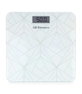 Orbegozo PB 2218 Bascula Electronica de Baño - Precision y Diseño Elegante para tu Salud y Bienestar - Pantalla LCD con Luz - Ac