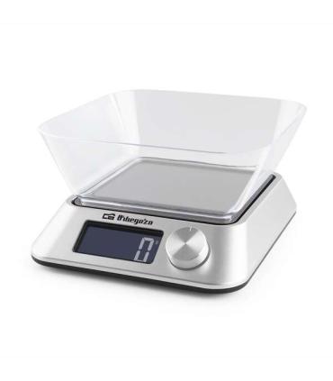 Orbegozo PC 1030 Bascula de Cocina Digital - Precision y Versatilidad en tus Recetas - Pantalla LCD Retroiluminada - Funcion Tar