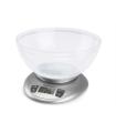 Orbegozo PC 2017 Bascula de Cocina Digital - Precision y Versatilidad en tus Recetas - Capacidad 3.5kg - BOL Transparente - Func