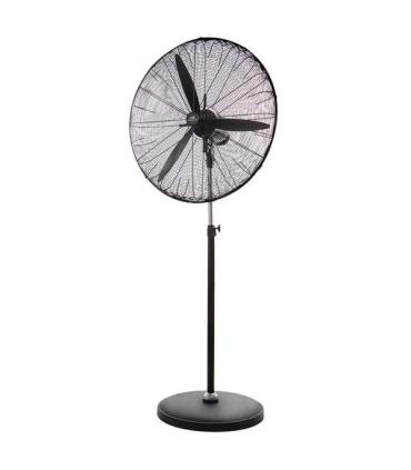 Orbegozo PWS 0168 Ventilador Industrial de Pie Potente y Portatil - Potencia de 150W - Oscilacion y Altura Regulable - Mando..