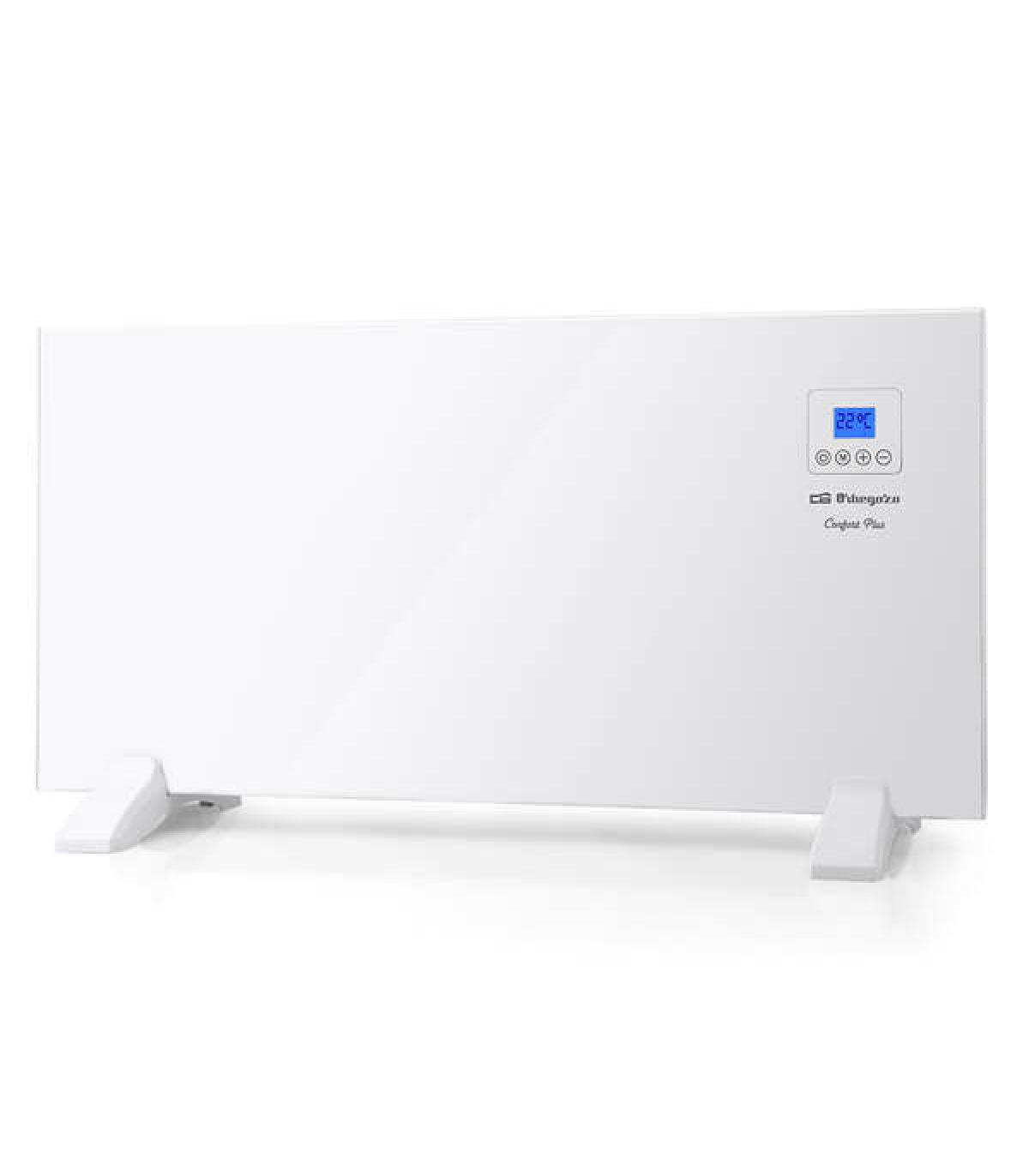 Orbegozo REH 1500 a Panel Radiante Blanco Slim - Pantalla LCD - Control Tactil - Programador Semanal - Proteccion Sobrecalentami