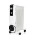 Orbegozo RH Compacto Radiador de Aceite - Potente y Silencioso - 3 Niveles de Potencia - Elementos de Alta Inercia Termica - Seg