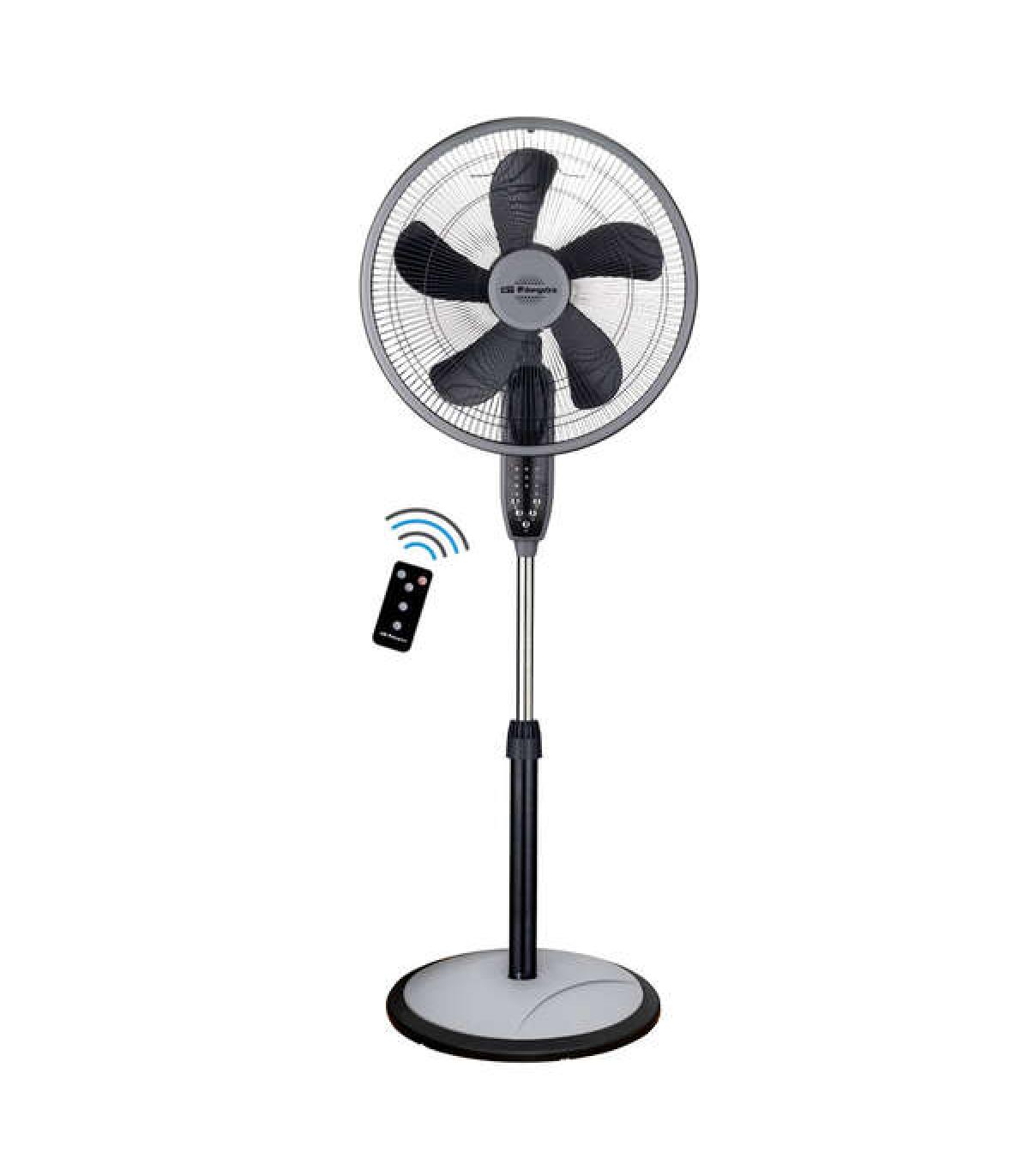 Orbegozo SF 0246 Ventilador de Pie 3 en 1 - Potente y Silencioso - 3 Modos de Ventilacion - Temporizador hasta 7.5h - Altura Reg
