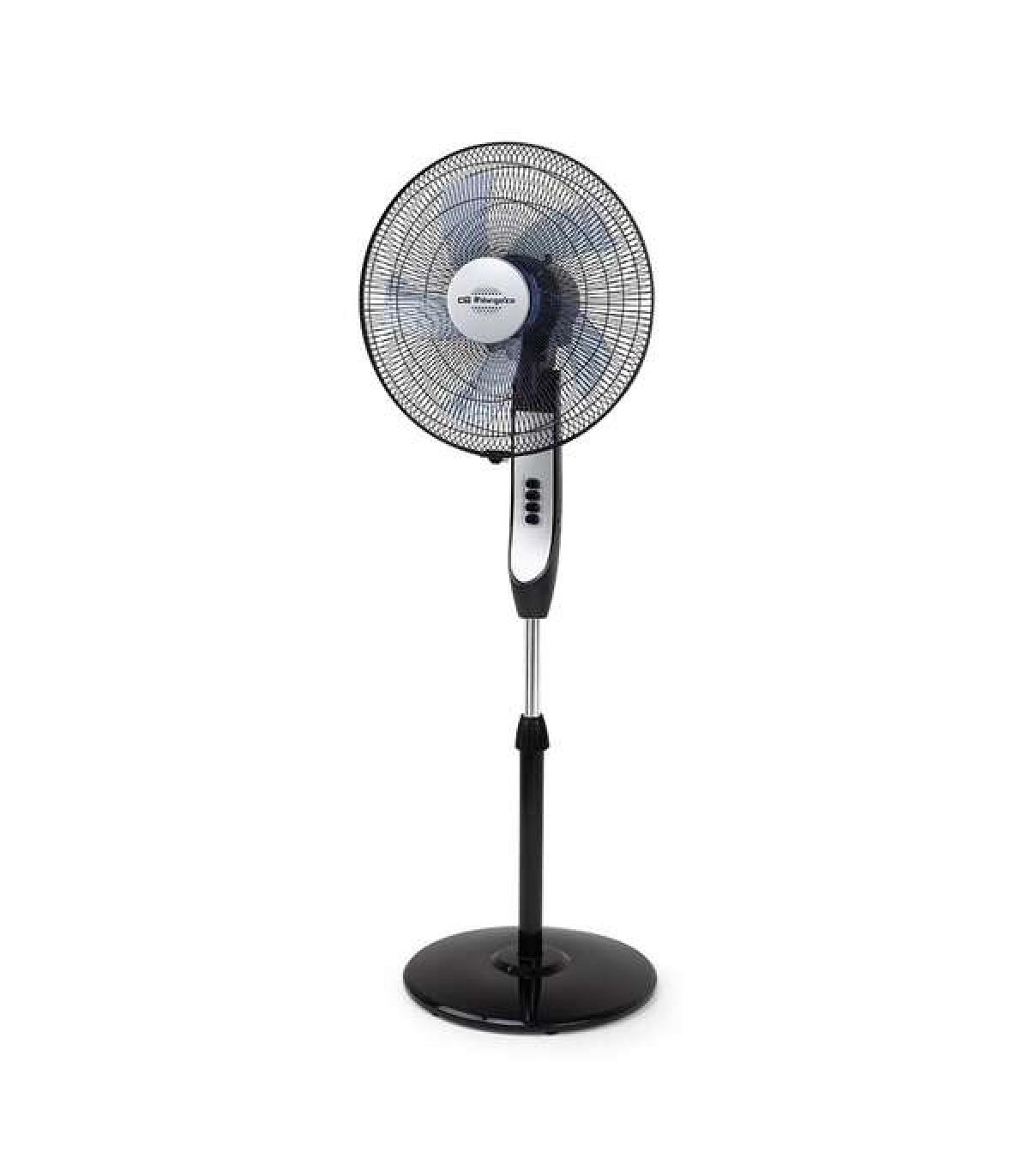 Orbegozo SF 0441 Ventilador de Pie Refrescante - Potente Caudal de Aire - Oscilacion Oval - Altura Regulable - 3 Velocidades ..