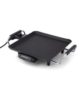 Orbegozo TB 2206 B Tabla de Asado Saludable - Termostato Regulable - Superficie Antiadherente - Recipiente Recoge Grasa - Asas..