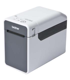 Brother TD-2135N Impresora Termica de Etiquetas USB, LAN - Resolucion 300ppp - Velocidad 152,4mms - Color Blanco/Gris