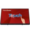 ViewSonic Monitor Tactil LED 22" IPS Full HD 1080p - Respuesta 14ms - USB 3.0, HDMI, VGA, DP y 3.5mm - Angulo de Vision 178º - V