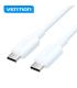 Vention Cable USB - Conexion USB-USB - Contactos Niquelados - Potencia 60W - Corriente Max. 3A - Color Azul