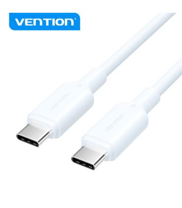 Vention Cable USB - Conexion USB-USB - Contactos Niquelados - Potencia 60W - Corriente Max. 3A - Color Azul