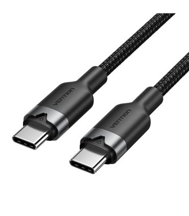 Vention Cable USB-C a USB-C 3A 60W - 1m - Trenzado - Color Negro