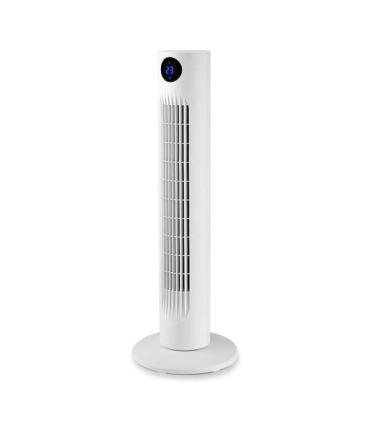 Orbegozo TWM 0960 Ventilador de Torre - Potente Motor de 60W - Altura de 78cm - Panel LED con Indicador de Temperatura - Funcion