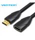 Vention Cable Alargador HDMI Macho a HDMI Hembra - 1m - Color Negro