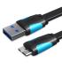 Vention Cable USB 3.0 Macho a MicroUSB Macho - 2m - Color Negro