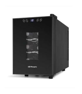 Orbegozo VT 630 Vinoteca Compacta - Conserva y Disfruta del Vino en Casa - Capacidad para 6 Botellas - Control Electronico de Te