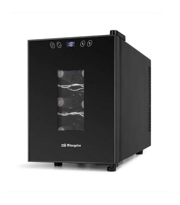 Orbegozo VT 630 Vinoteca Compacta - Conserva y Disfruta del Vino en Casa - Capacidad para 6 Botellas - Control Electronico de Te