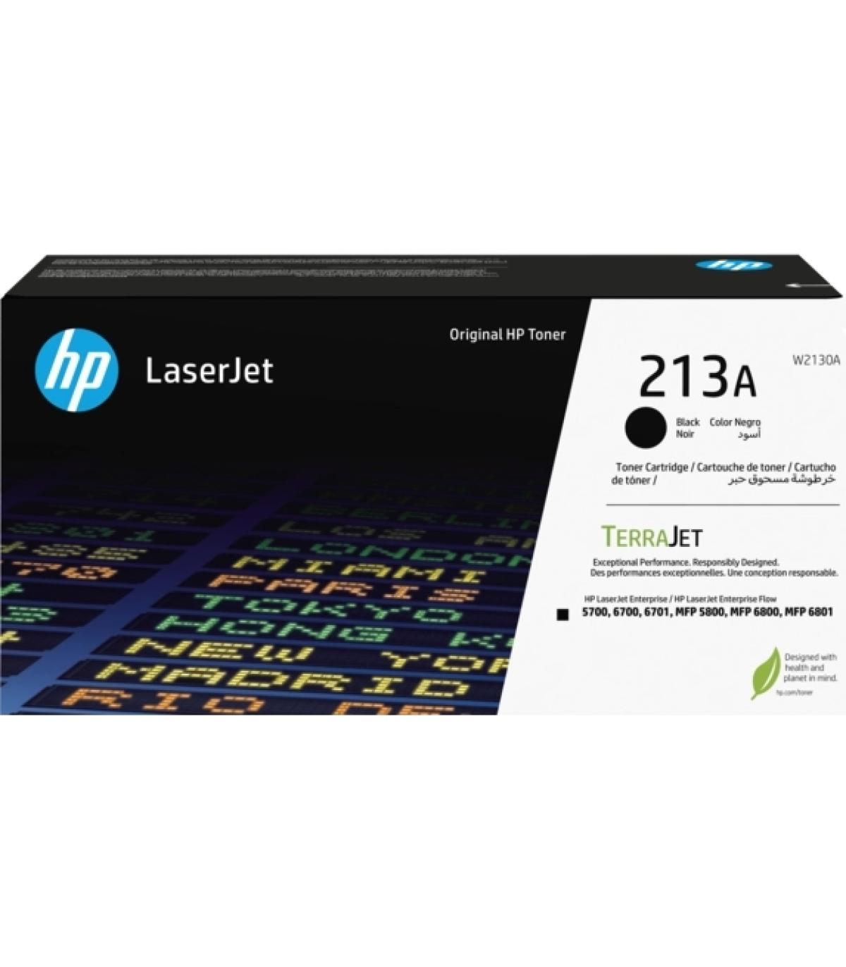 HP W2130A Negro Cartucho de Toner Original - 213A